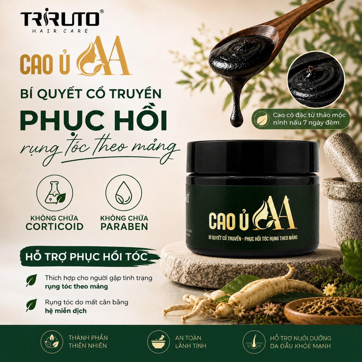 Cao ủ AA - TRIRUTO HAIR CARE