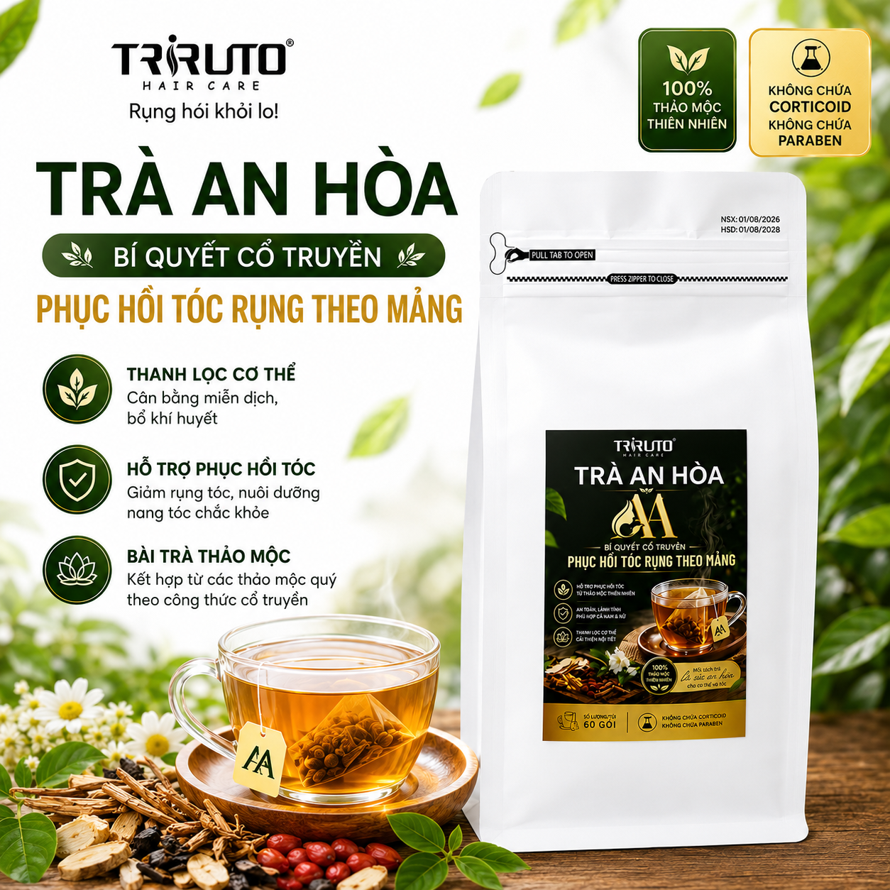 Trà An Hòa AA - TRIRUTO HAIR CARE